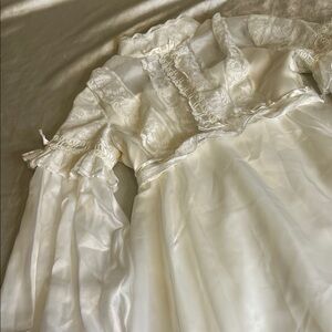Vintage White Lace Wedding Dress